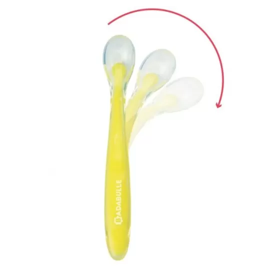 Set 6 lingurite colorate flexibile Badabulle Set 6 lingurite colorate flexibile Badabulle