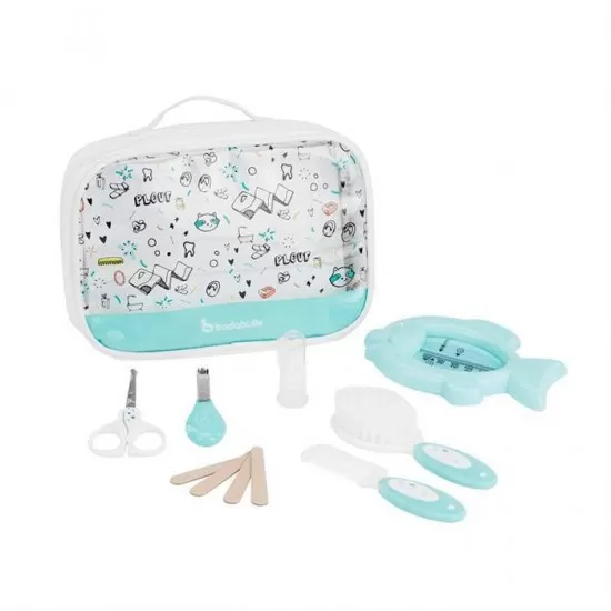Set pentru ingrijire 7 piese Plouf Badabulle Set pentru ingrijire 7 piese Plouf Badabulle