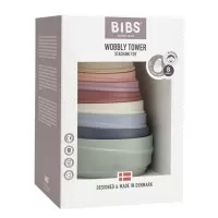 Jucaria Turnul Wobbly Pastel Rainbow BIBS