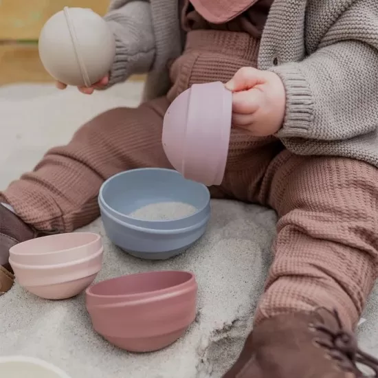 Jucaria Turnul Wobbly Pastel Rainbow BIBS