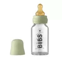 Set complet biberon din sticla anticolici 110 ml Sage BIBS