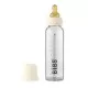 Set complet biberon din sticla anticolici 225 ml Ivory BIBS Set complet biberon din sticla anticolici 225 ml Ivory BIBS