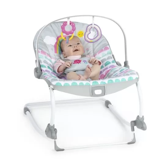 Balansoar Rosy Rainbow 2 în 1 Bright Starts Balansoar Rosy Rainbow 2 în 1 Bright Starts
