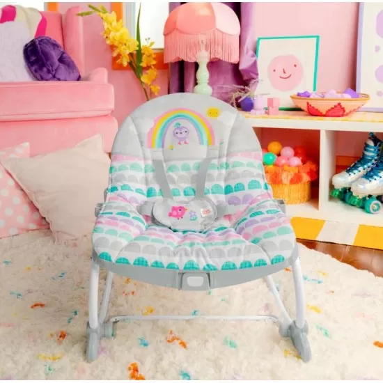 Balansoar Rosy Rainbow 2 în 1 Bright Starts Balansoar Rosy Rainbow 2 în 1 Bright Starts