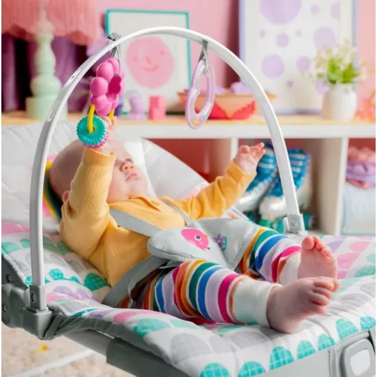 Balansoar Rosy Rainbow 2 în 1 Bright Starts Balansoar Rosy Rainbow 2 în 1 Bright Starts