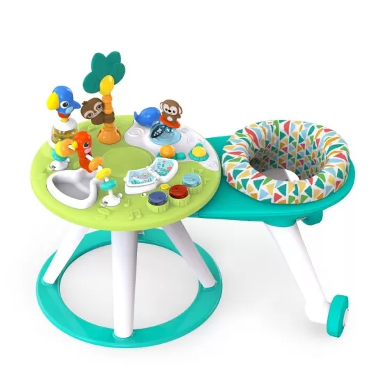 Centru de activitati 2 in 1 Tropic Cool Bright Starts Centru de activitati 2 in 1 Tropic Cool Bright Starts