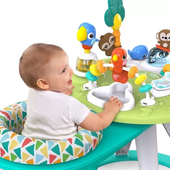 Centru de activitati 2 in 1 Tropic Cool Bright Starts Centru de activitati 2 in 1 Tropic Cool Bright Starts