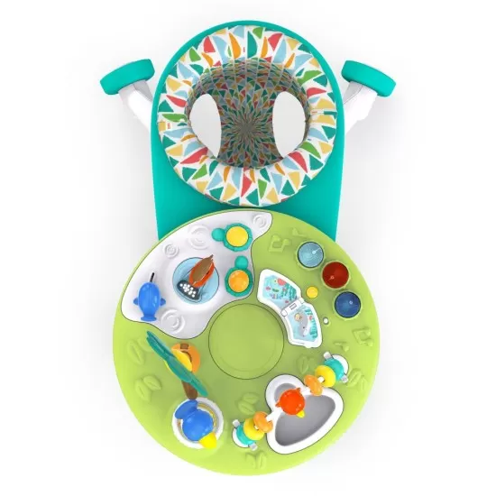 Centru de activitati 2 in 1 Tropic Cool Bright Starts Centru de activitati 2 in 1 Tropic Cool Bright Starts