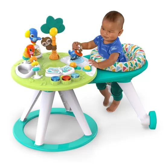 Centru de activitati 2 in 1 Tropic Cool Bright Starts Centru de activitati 2 in 1 Tropic Cool Bright Starts