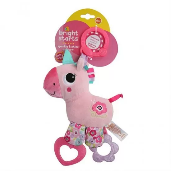 Jucarie de dentitie Unicorn Bright Starts Jucarie de dentitie Unicorn Bright Starts