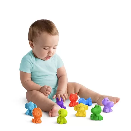 Set jucarii baie Bright Starts - Echipa animalutelor colorate Set jucarii baie Bright Starts - Echipa animalutelor colorate