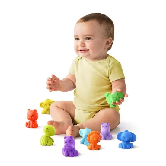 Set jucarii baie Bright Starts - Echipa animalutelor colorate Set jucarii baie Bright Starts - Echipa animalutelor colorate