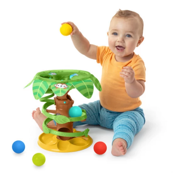 Jucarie tropicala Bright Starts Twirl Ball Play Toy Jucarie tropicala Bright Starts Twirl Ball Play Toy