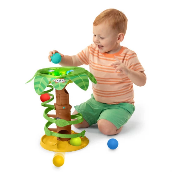 Jucarie tropicala Bright Starts Twirl Ball Play Toy Jucarie tropicala Bright Starts Twirl Ball Play Toy
