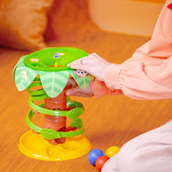 Jucarie tropicala Bright Starts Twirl Ball Play Toy Jucarie tropicala Bright Starts Twirl Ball Play Toy