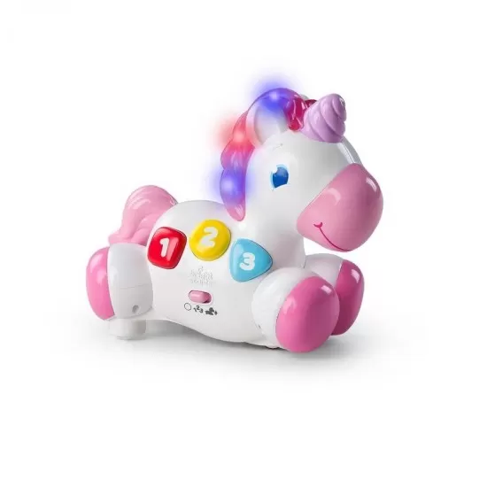 Jucarie bebe Unicornul magic Rock & Glow Bright Starts