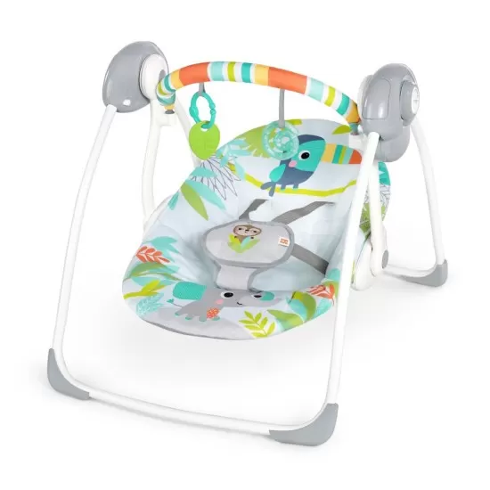 Leagan portabil Rainforest Vibe Bright Starts Leagan portabil Rainforest Vibe Bright Starts