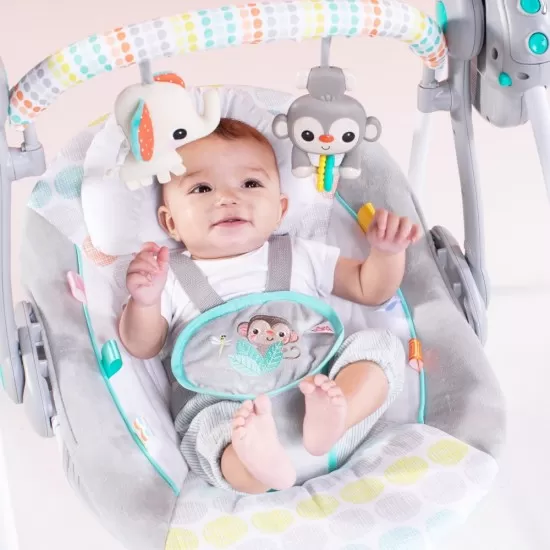 Leagan portabil Whimsical Wild Bright Starts Leagan portabil Whimsical Wild Bright Starts