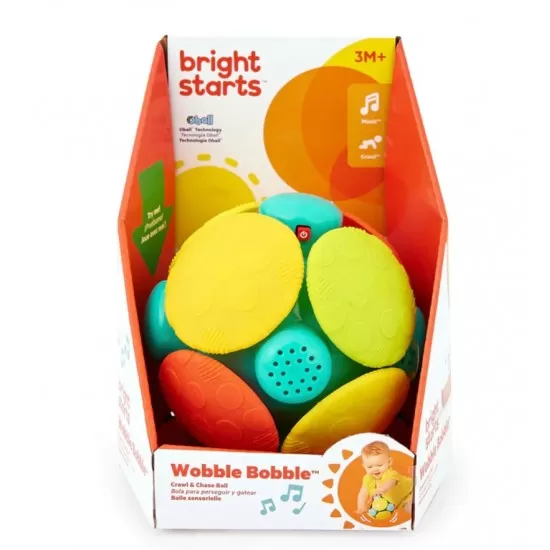 Minge cu sunete “Urmareste si Prinde” Bright Starts Minge cu sunete “Urmareste si Prinde” Bright Starts