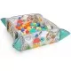 Salteluta de activitati 5 in 1 Gym and Ball Pit Totally Tropical Bright Starts Salteluta de activitati 5 in 1 Gym and Ball Pit Totally Tropical Bright Starts