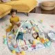 Salteluta de activitati 5 in 1 Gym and Ball Pit Totally Tropical Bright Starts Salteluta de activitati 5 in 1 Gym and Ball Pit Totally Tropical Bright Starts