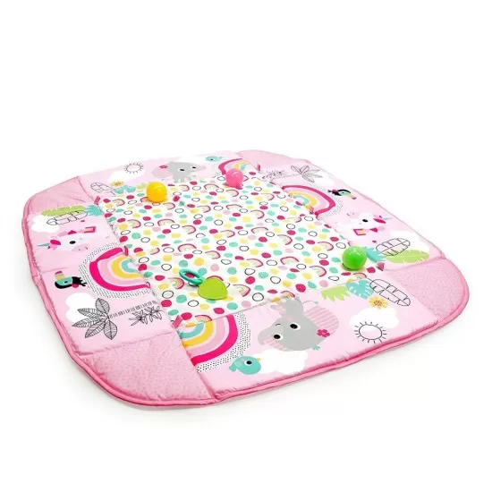 Salteluta de activitati 5 in 1 Gym & Ball Pit Rainbow Tropics Bright Starts Salteluta de activitati 5 in 1 Gym & Ball Pit Rainbow Tropics Bright Starts