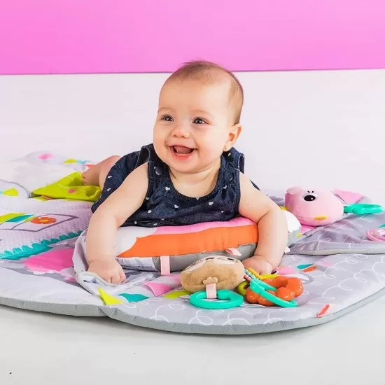 Salteluta de activitati si casuta de papusi Floors of Fun Bright Starts Salteluta de activitati si casuta de papusi Floors of Fun Bright Starts