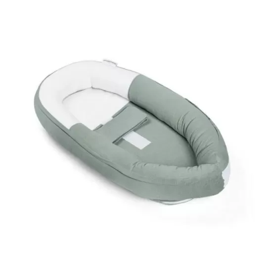 Baby Nest din bumbac organic Doomoo Cocoon Tetra Jersey Green Baby Nest din bumbac organic Doomoo Cocoon Tetra Jersey Green