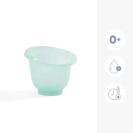 Cadita ergonomica pentru baita bebelusului Doomoo Shantala Mint Cadita ergonomica pentru baita bebelusului Doomoo Shantala Mint