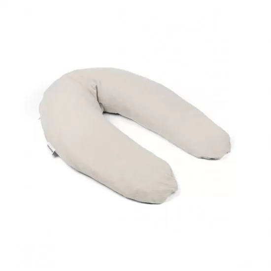 Perna mare 3 in 1 Doomoo Comfy Big Tetra Almond din bumbac organic Perna mare 3 in 1 Doomoo Comfy Big Tetra Almond din bumbac organic