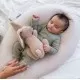 Perna mare 3 in 1 Doomoo Comfy Big Tetra Almond din bumbac organic Perna mare 3 in 1 Doomoo Comfy Big Tetra Almond din bumbac organic