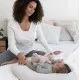Perna mare 3 in 1 Doomoo Comfy Big Tetra Almond din bumbac organic Perna mare 3 in 1 Doomoo Comfy Big Tetra Almond din bumbac organic