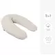Perna mare 3 in 1 Doomoo Comfy Big Tetra Almond din bumbac organic Perna mare 3 in 1 Doomoo Comfy Big Tetra Almond din bumbac organic