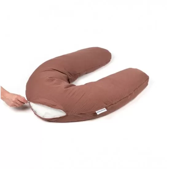 Perna mare 3 in 1 Doomoo Comfy Big Tetra Brick din bumbac organic Perna mare 3 in 1 Doomoo Comfy Big Tetra Brick din bumbac organic