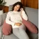Perna mare 3 in 1 Doomoo Comfy Big Tetra Brick din bumbac organic Perna mare 3 in 1 Doomoo Comfy Big Tetra Brick din bumbac organic