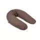 Perna mare 3 in 1 Doomoo Comfy Big Tetra Chocolate din bumbac organic Perna mare 3 in 1 Doomoo Comfy Big Tetra Chocolate din bumbac organic