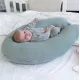 Perna mare 3 in 1 Doomoo Comfy Big Tetra Green din bumbac organic Perna mare 3 in 1 Doomoo Comfy Big Tetra Green din bumbac organic