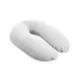 Perna mare pentru gravide si bebelusi 3 in 1 bumbac organic Doomoo Buddy Light Grey Perna mare pentru gravide si bebelusi 3 in 1 bumbac organic Doomoo Buddy Light Grey