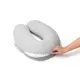 Perna mare pentru gravide si bebelusi 3 in 1 bumbac organic Doomoo Buddy Light Grey Perna mare pentru gravide si bebelusi 3 in 1 bumbac organic Doomoo Buddy Light Grey