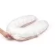 Perna mare pentru gravide si bebelusi 3 in 1 din bumbac organic Doomoo Buddy Spring Pink Perna mare pentru gravide si bebelusi 3 in 1 din bumbac organic Doomoo Buddy Spring Pink