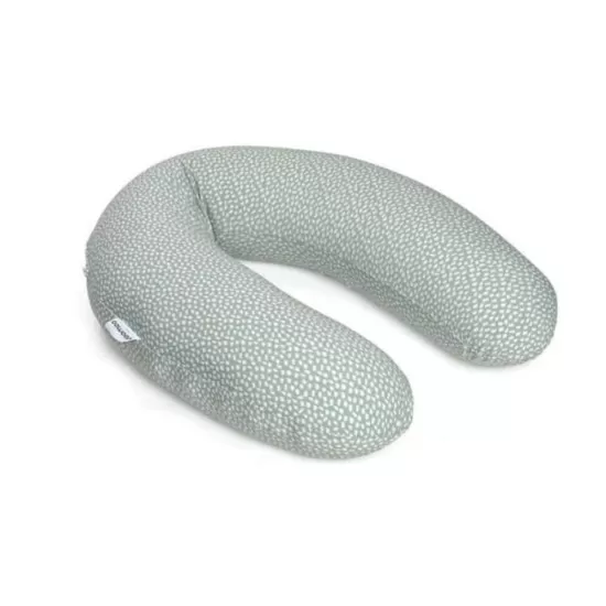 Perna mare pentru gravide si bebelusi 3 in 1 bumbac organic Doomoo Buddy Cloudy Kaki Perna mare pentru gravide si bebelusi 3 in 1 bumbac organic Doomoo Buddy Cloudy Kaki