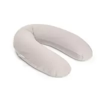 Perna mare pentru gravide si bebelusi 3 in 1 din bumbac organic Doomoo Buddy Tetra Jersey Sand
