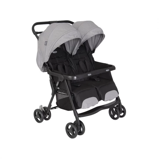 Carucior gemeni Graco DuoRider Steeple Gray