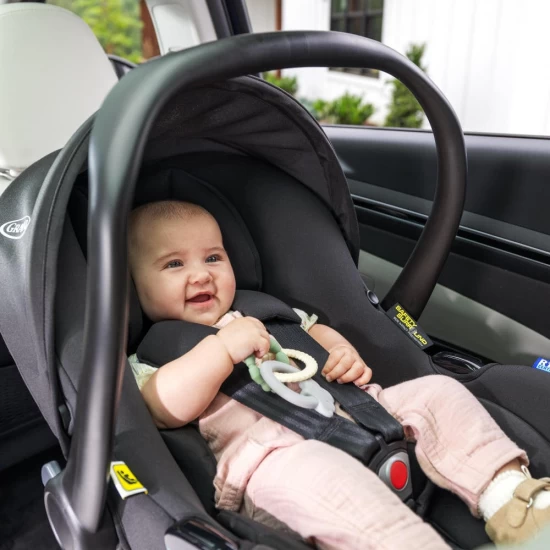 Scoica auto Graco SnugLite Midnight, 40-75 cm, certificata R129