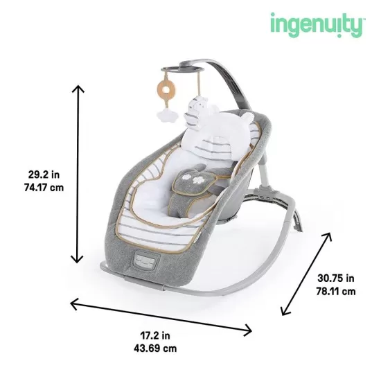 Balansoar 2 in 1 Bella Teddy Ingenuity Balansoar 2 in 1 Bella Teddy Ingenuity