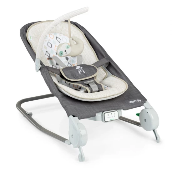 Balansoar cu functie de masaj Ingenuity Happy Belly Rock-to-Bounce Parker Balansoar cu functie de masaj Ingenuity Happy Belly Rock-to-Bounce Parker