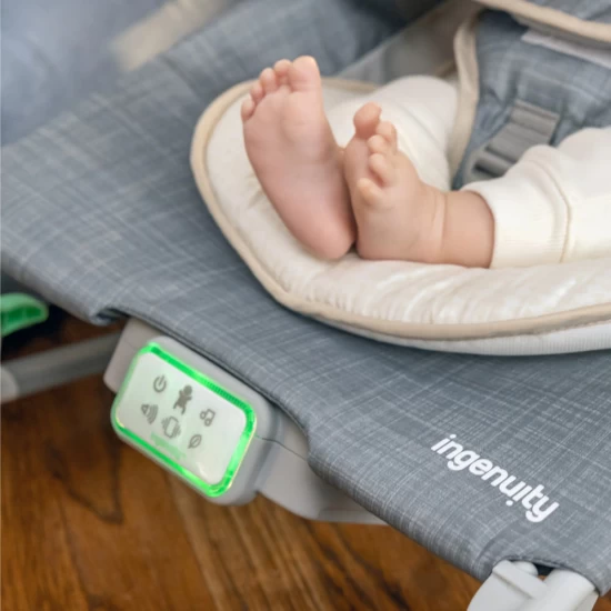 Balansoar cu functie de masaj Ingenuity Happy Belly Rock-to-Bounce Parker Balansoar cu functie de masaj Ingenuity Happy Belly Rock-to-Bounce Parker