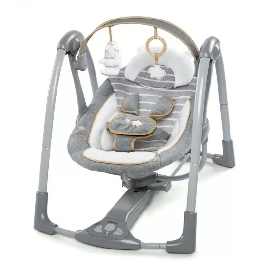 Leagan portabil Swing 'n Go Portable Swing Bella Teddy Ingenuity Leagan portabil Swing 'n Go Portable Swing Bella Teddy Ingenuity