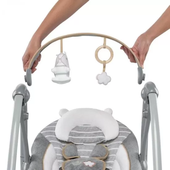 Leagan portabil Swing 'n Go Portable Swing Bella Teddy Ingenuity Leagan portabil Swing 'n Go Portable Swing Bella Teddy Ingenuity