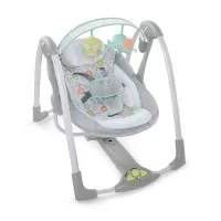 Leagan portabil Swing 'n Go Portable Swing Hugs & Hoots Ingenuity